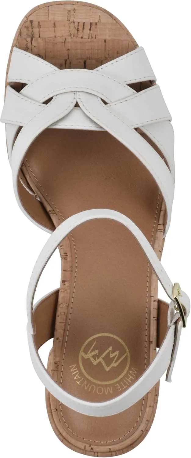WHITE MOUNTAIN Women's Dubonnet Platform Sandal