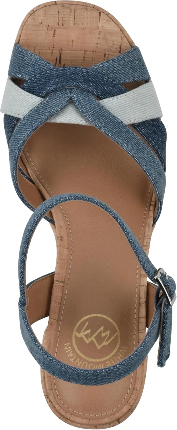 WHITE MOUNTAIN Women's Dubonnet Platform Sandal