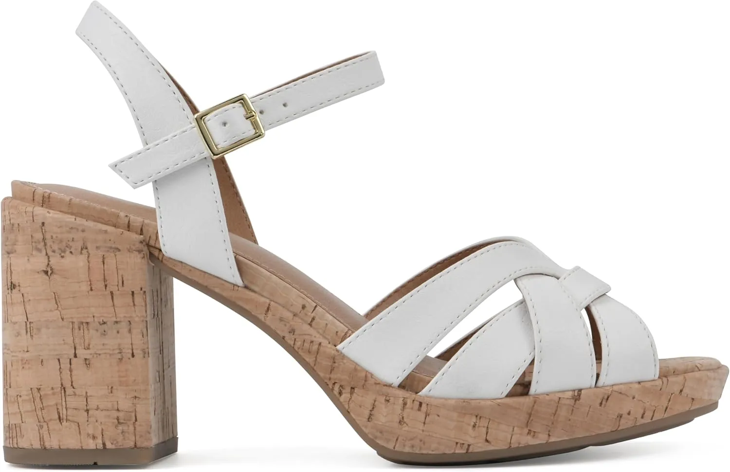 WHITE MOUNTAIN Women's Dubonnet Platform Sandal