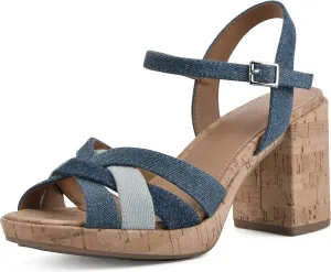 WHITE MOUNTAIN Women's Dubonnet Platform Sandal