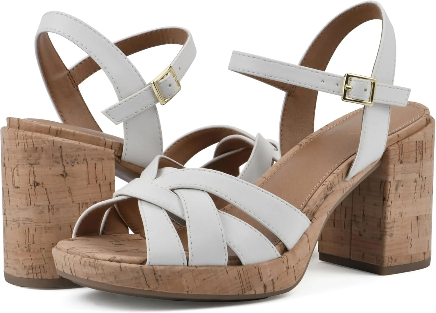 WHITE MOUNTAIN Women's Dubonnet Platform Sandal