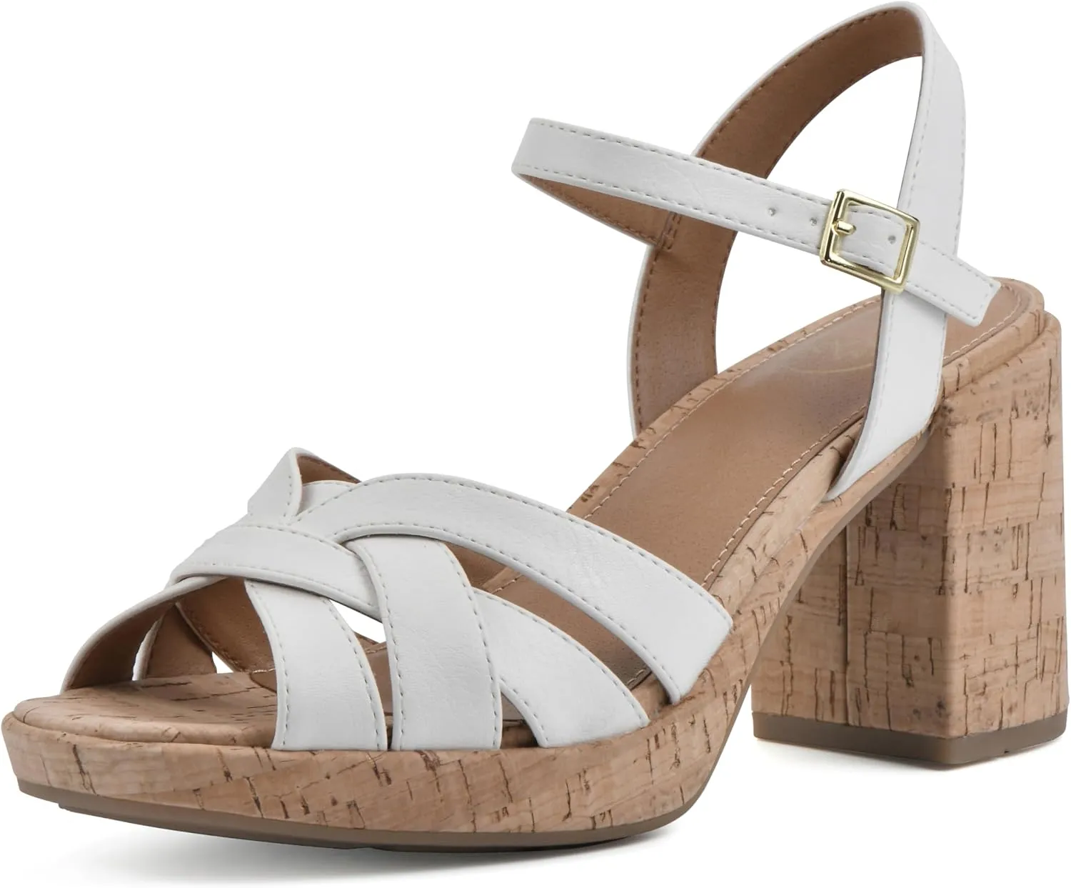 WHITE MOUNTAIN Women's Dubonnet Platform Sandal