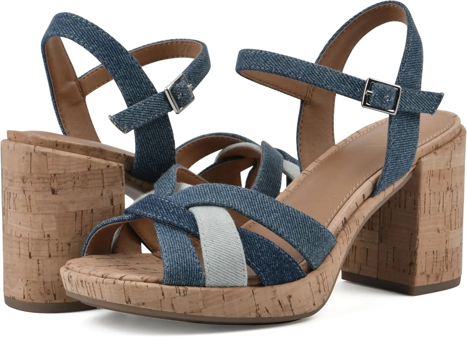 WHITE MOUNTAIN Women's Dubonnet Platform Sandal
