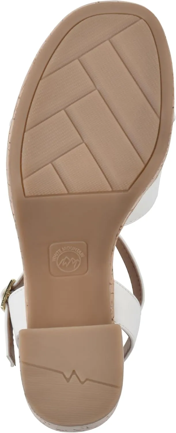 WHITE MOUNTAIN Women's Dubonnet Platform Sandal