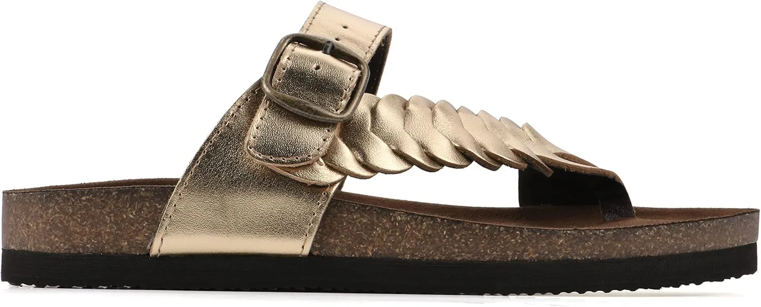 WHITE MOUNTAIN Women's Happier Footbed Sandal
