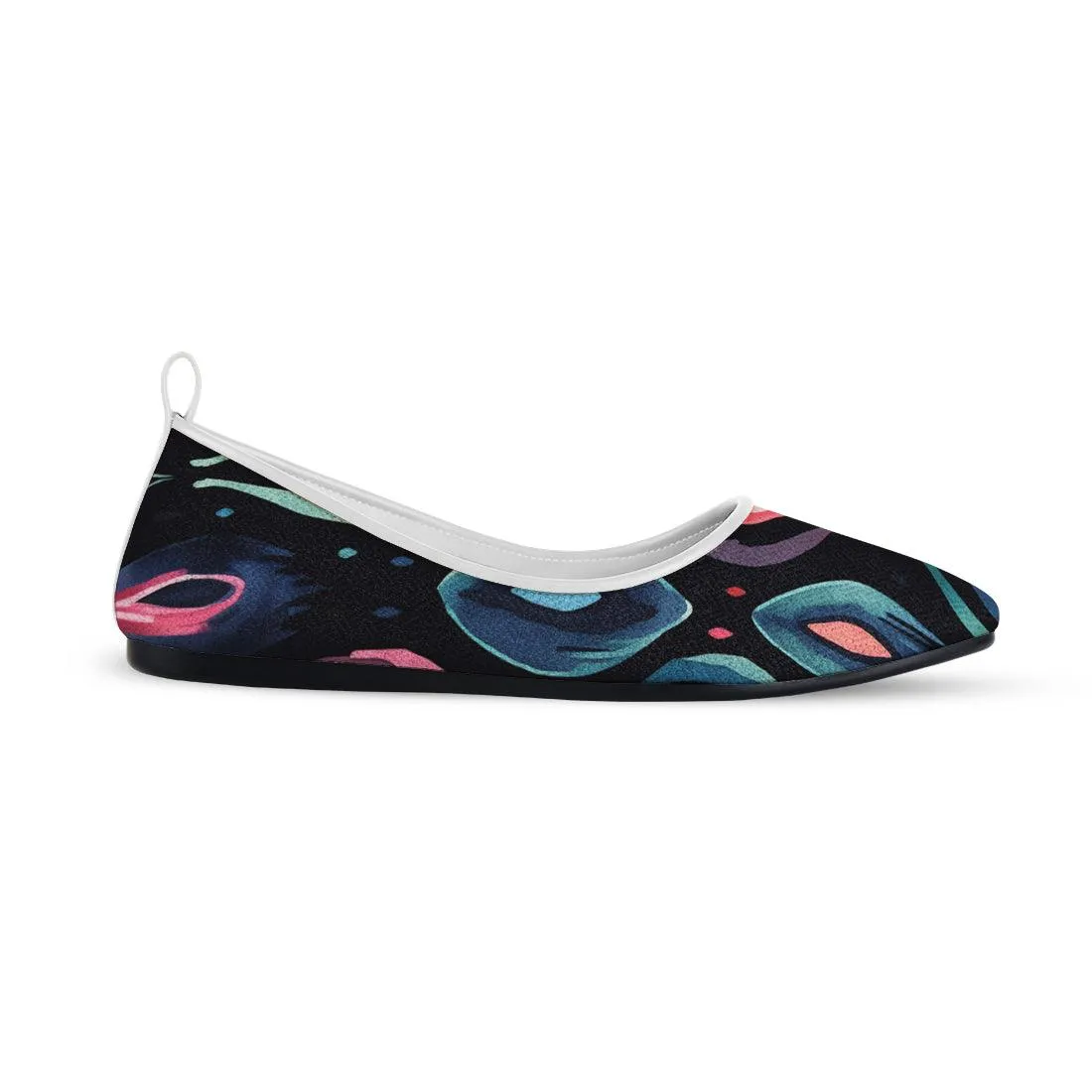 White Round Toe Shoe Aquatic