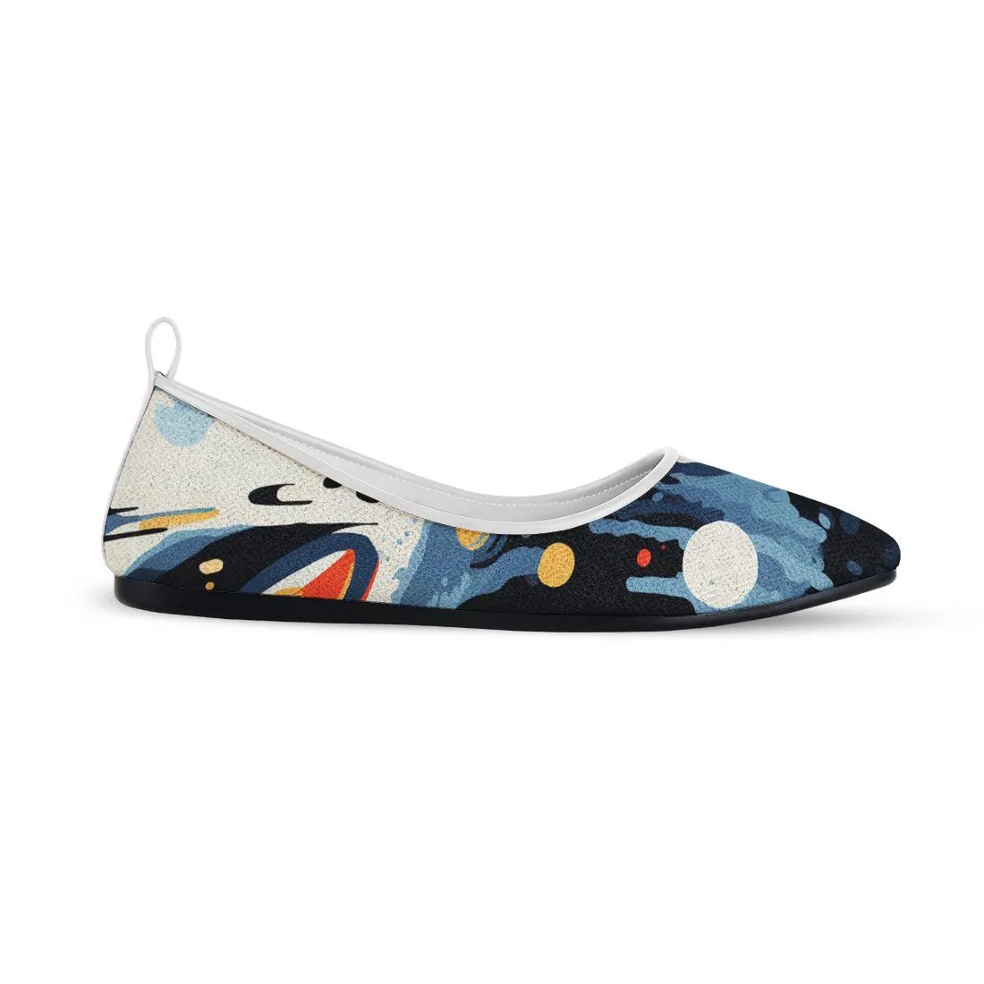 White Round Toe Shoe Artistry