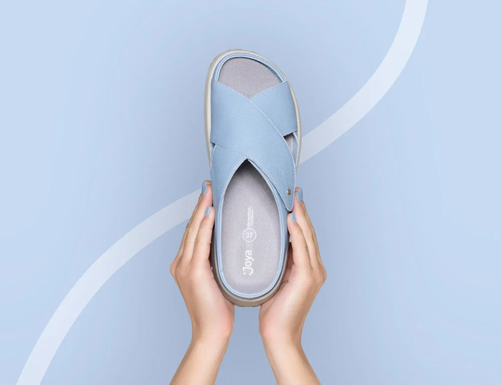 Womens Alicante Light Blue Adjustable Senso Sandals