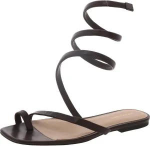 Womens Allura Leather Slingback Sandals Brown 6 Medium (B,M)