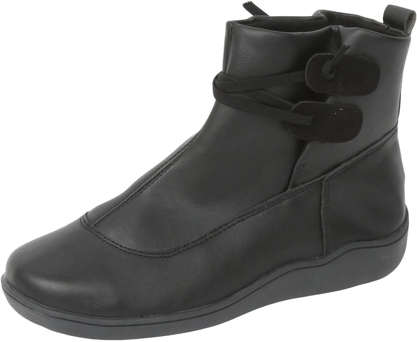 Womens Boots Fall Ankle Boots for Women Low Heel Vintage Slip On Flat 2024 Arch Support Boots Retro Ankle Booties