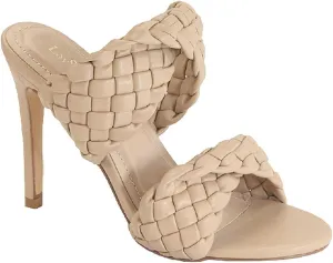 Womens Braided High Heeled Sandals
