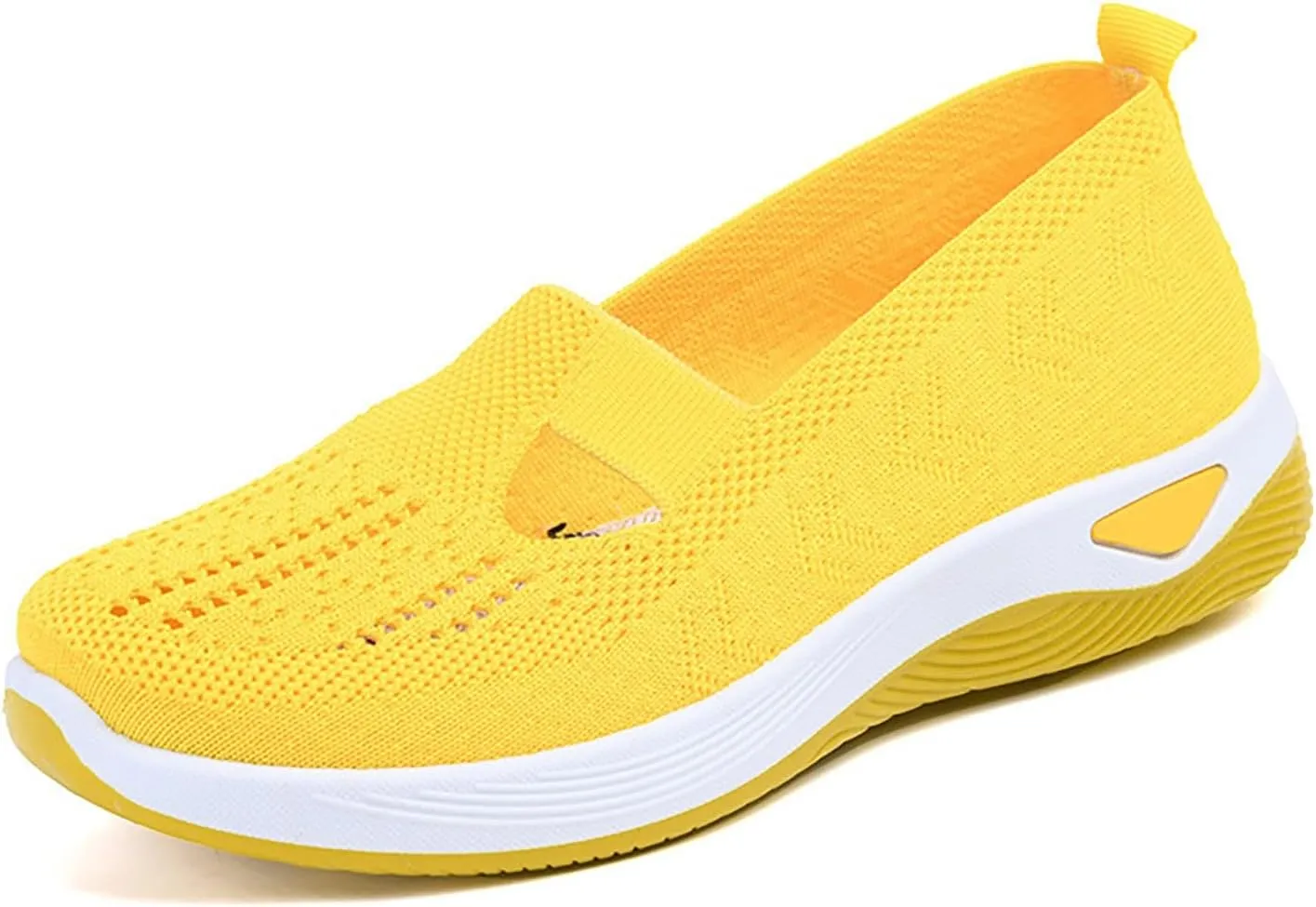 Women'S Breathable Soft Shoes Hands Free Slip On Arch Support Sneakers Walking Foam Go Running Shoes