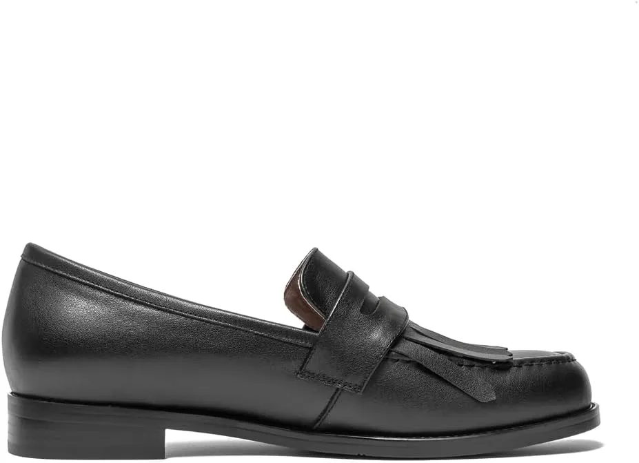 Women's Classic Flat Leather Tassel Loafer