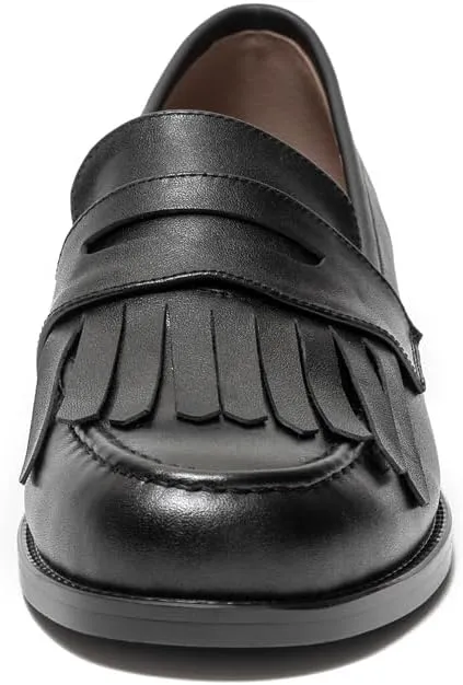 Women's Classic Flat Leather Tassel Loafer