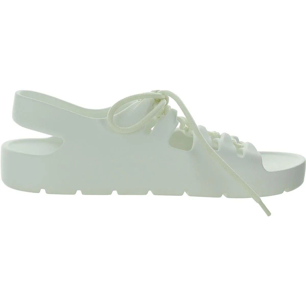 Womens Flat Ankle Strap Lace-Up