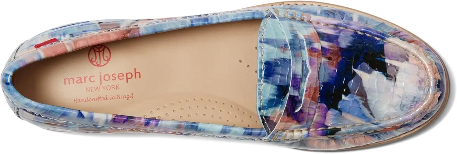 Womens Genuine Leather Comfort Slip on Penny Loafers
