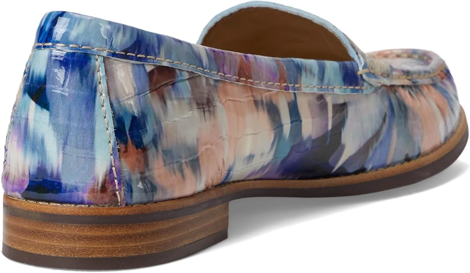 Womens Genuine Leather Comfort Slip on Penny Loafers