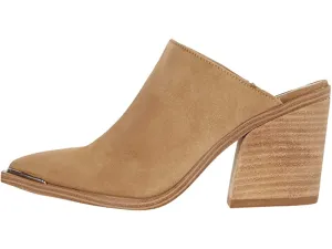 Women's Instant Madden Friendly Western On TAN SUEDE Pointed Alanna Steve Slip Pumps Toe Mule