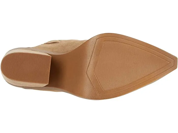 Women's Instant Madden Friendly Western On TAN SUEDE Pointed Alanna Steve Slip Pumps Toe Mule