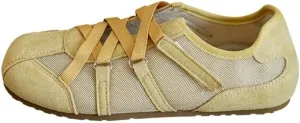 Women's Mesh Sneakers with Suede Ballet Classic Comfort Walking Shoes for Casual Outfits Daily Wear Urban Adventures