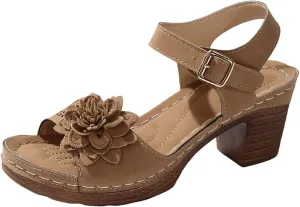 Women's Platform Wedge Sandals Casual Hollow Out Open Toe Sandal Adjustable Ankle Strap Lightweight Walking Shoes Arch Support Peep Slippers Workout Comfortable Sandals