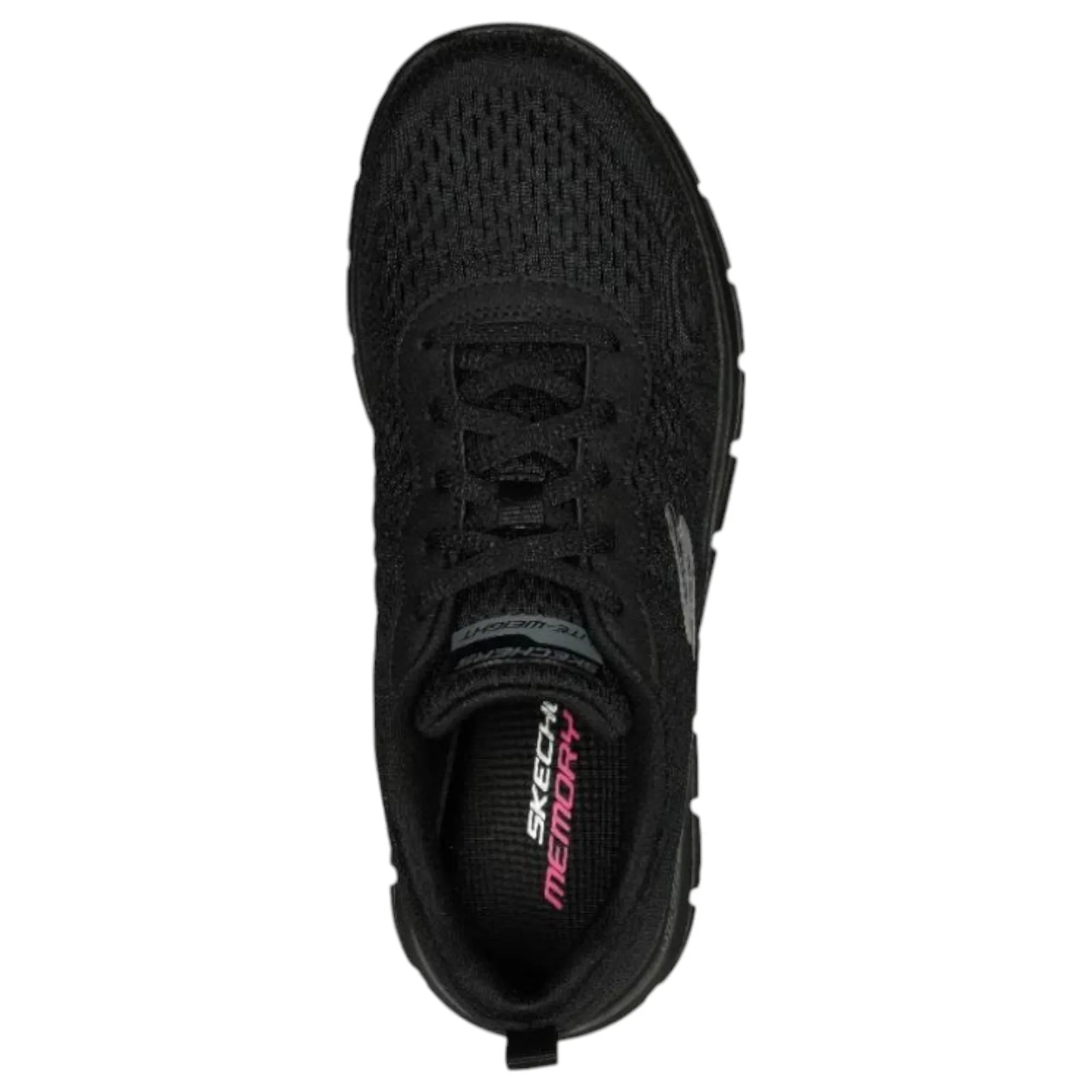 Womens Skechers Track New Staple Shoes Black