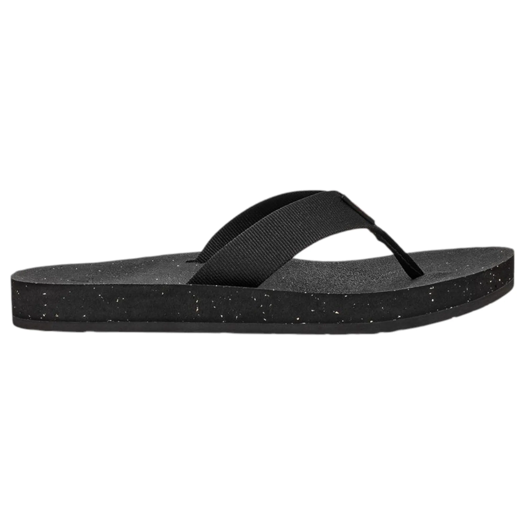Womens Teva Reflip Thongs Black/Black