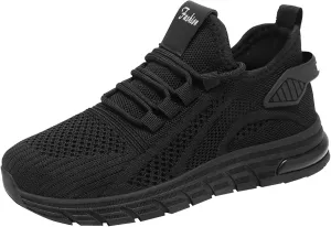 Women's Walking Shoes Lightweight Breathable Flying Woven Mesh Upper Casual Jogging Ladies Tennis Shoe Workout Gym Sneakers