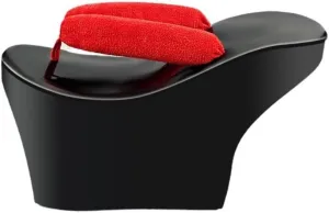 Wooden Clogs for Women Geta Sandals Japanese Flip Flops Cosplay Ninja Shoes Men Tabi Mules Slip on Platform Slippers for Teen Girls - Kawaii Geisha Costume Comfortable Walking Standing All Day