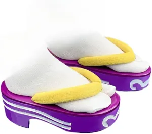 Wooden Clogs for Women Geta Sandals Ninja Shoes Men Japanese Flip Flops Tabi Mules Slip on Platform Slippers for Girls Standing All Day - Cosplay Geisha Costume Kawaii Comfortable Walking