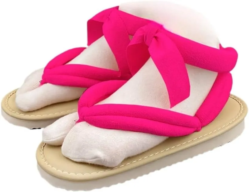 Wooden Clogs for Women Geta Sandals Ninja Shoes Men Japanese Flip Flops Tabi Mules Slip on Platform Slippers for Teen Girls Comfortable Walking - Kawaii Standing All Day Geisha Costume Cosplay