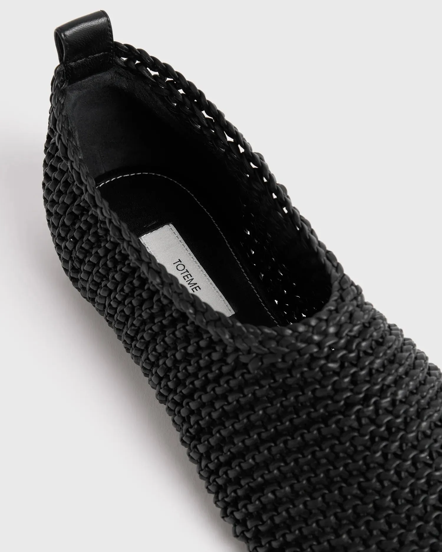 Woven Leather Ballerinas