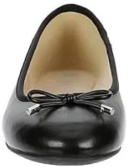 XAPPEAL Cailin - Women's Slip-On Round Toe Bow Accented Dress Ballet Flats