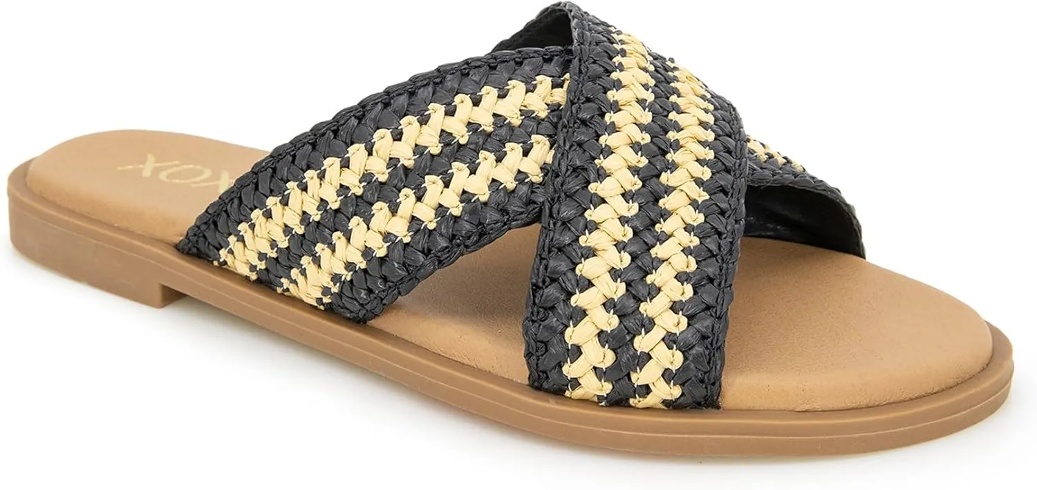 XOXO Women's Melly Flat Sandal