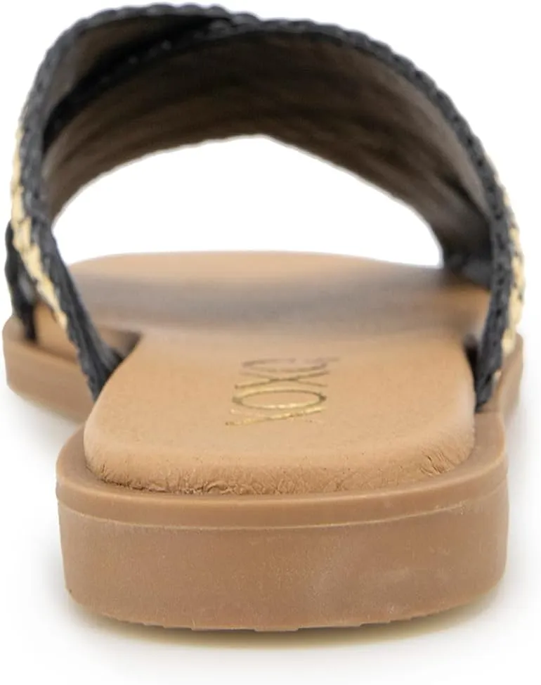 XOXO Women's Melly Flat Sandal